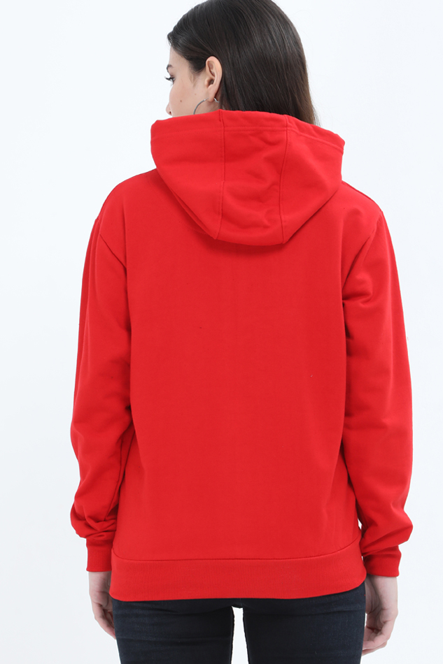 W: Carter Reed Red Hooded Sweatshirt – Christmas Edition