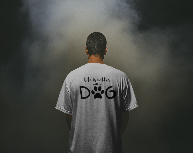 S: "LIFE IS BETTER WITH A DOG"