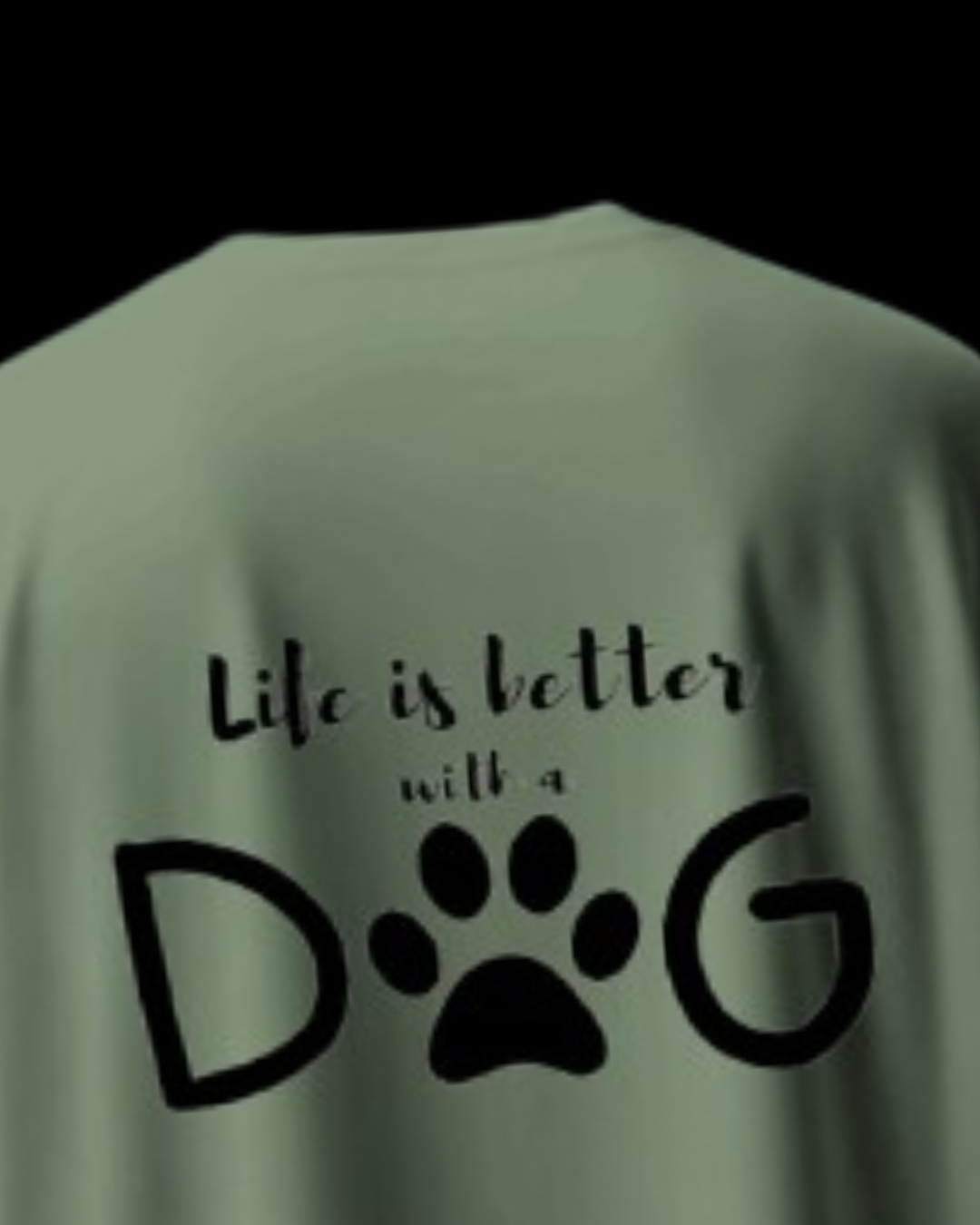 S: "LIFE IS BETTER WITH A DOG" ChicInJade