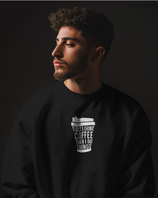 W: "COFFEE LOVERS" SWEATSHIRT